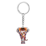 Dog Cartoon Keychain Bag Pendant Alloy Gift for Man Women Keyring