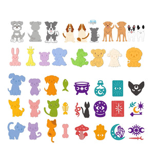 Dog Bone Metal Die Cuts for Card Making DIY Scrapbooking