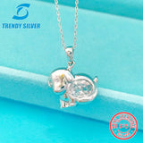 Animal Dog Sterling Silver Pendant S925 Sterling Silver Necklace