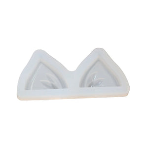 Animal Ears Hair Pin Mold Silicone Resin Epoxy Barrette Mold
