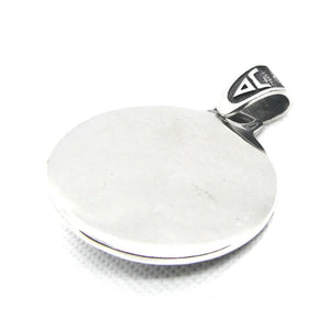 Fox Pendant Stainless Steel Round Mens Pendant