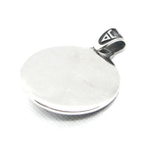 Fox Pendant Stainless Steel Round Mens Pendant