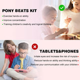 Animal Fruit Soft Pottery Letter Bead Pendant DIY Jewelry Set
