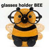 Hand Carved Wooden Animal Glasses Display Rack