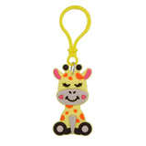 Cartoon PVC Animal Keychain Set - Monkey Elephant Lion