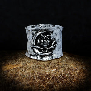 Silver Owl Shaped Ring for Women, Wedding, Banquet, Engagement, Christmas Gift