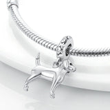 Sterling Silver Animal Pendant Charm Bead for Bracelet DIY Gift