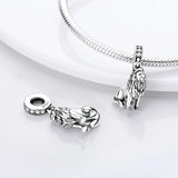 Sterling Silver Animal Pendant Charm Bead for Bracelet Necklace