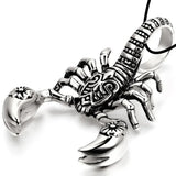 Scorpion King Pendant Necklace Men's Metal Sliding Pendant