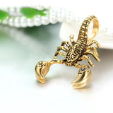 Scorpion King Pendant Necklace Men's Metal Sliding Pendant