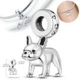 925 Sterling Silver Animal Charm Bracelet Jewelry