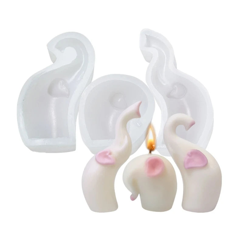 Animal Series Candle Epoxy Resin Mold Silicone Mould DIY Crafts