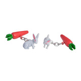 Carrot Rabbit Chain Cuff Links Men's Women's Jewelry