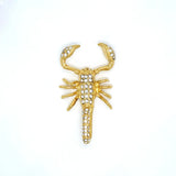 Hip-Hop Scorpion King Stainless Steel Pendant 18K Gold-Plated Gift