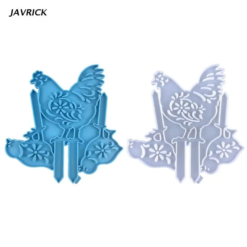 Animal Shape Plant Labels Resin Molds Silicone Garden Tags Epoxy Casting