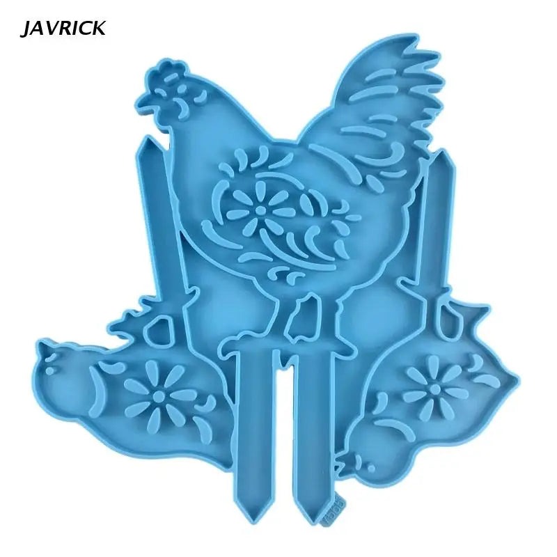 Animal Shape Plant Labels Resin Molds Silicone Garden Tags Epoxy Casting
