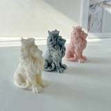 Animal Shape Silicone Candle Mold DIY Lion King Plaster Epoxy Resin Mold