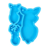 Animal Shaped Keychain Epoxy Resin Mold DIY Crafts Decorations
