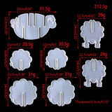 Sheep Coaster Silicone Mold with Storage Rack