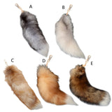 Fluffy Tails Key-Ring Animal Keychain for Women