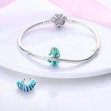 Charm Changing Chameleon Beads fit Original Bracelet Silver Pendent