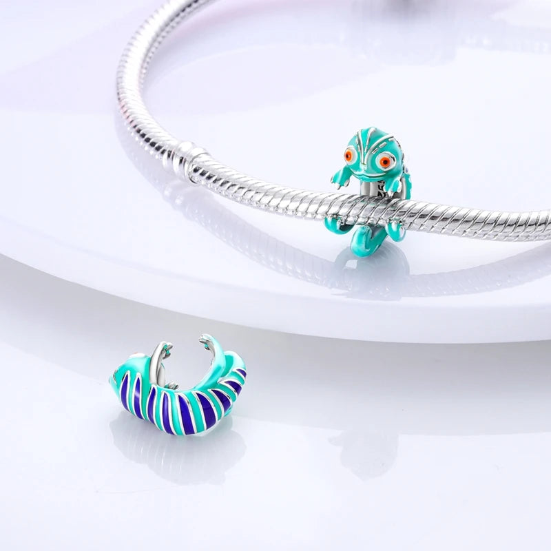 Charm Changing Chameleon Beads fit Original Bracelet Silver Pendent