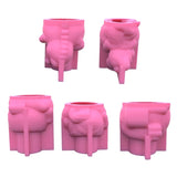 Animals Pen Holder Gypsum Flower Pot Silicone Mold