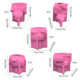 Animals Pen Holder Gypsum Flower Pot Silicone Mold