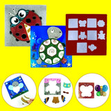 Animals Silicone Mold Puzzle Preschool Kids Baby Puzzles