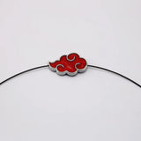 Anime Itachi Red Cloud Necklace Choker Cosplay Party Props