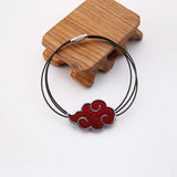Anime Itachi Red Cloud Necklace Choker Cosplay Party Props