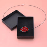 Anime Itachi Red Cloud Necklace Choker Cosplay Party Props