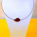 Anime Itachi Red Cloud Necklace Choker Cosplay Party Props