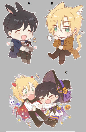 Banana Fish Ash Eiji Couple Acrylic Keychain Strap