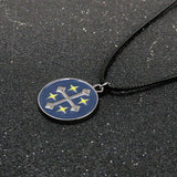 Anime Clover Yuno Cross Star Pendant Necklace Cosplay Costume Props