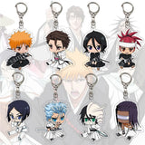 Bleach Acrylic Keychain Kurosaki Ichigo Ishida Uryuu Kuchiki Rukia Bag Charm