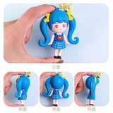 Anime Cartoon Pixiv Girls Bag Pendant Keychain Doll Decoration Gift