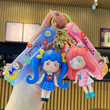 Anime Cartoon Pixiv Girls Bag Pendant Keychain Doll Decoration Gift