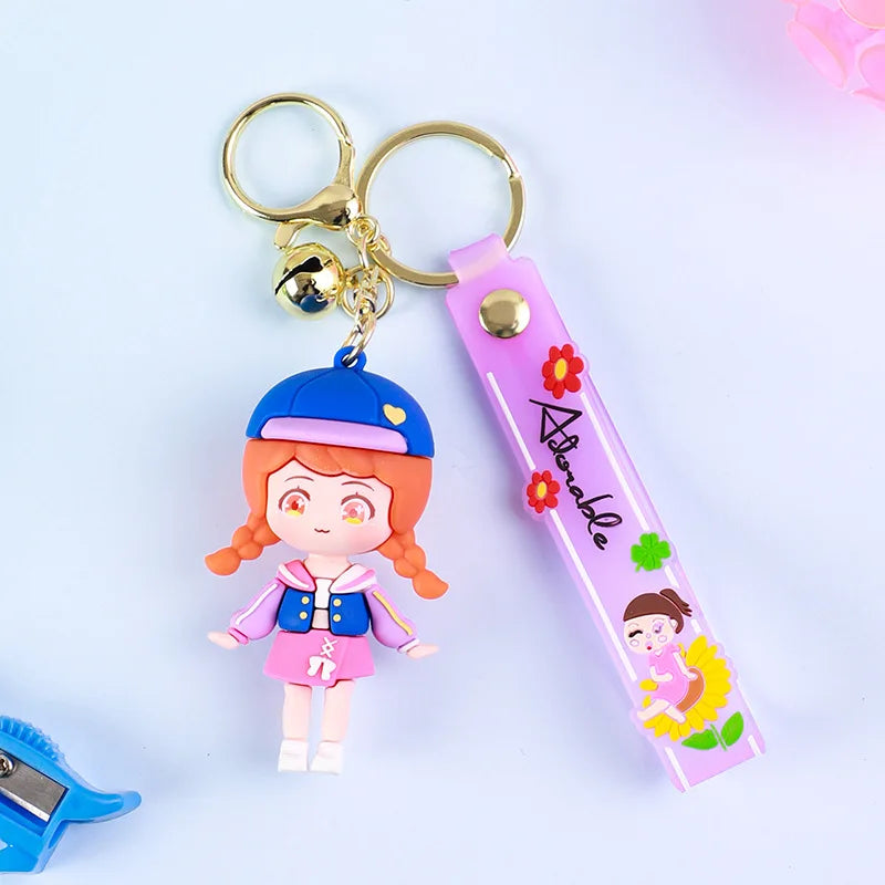 Anime Cartoon Pixiv Girls Bag Pendant Keychain Doll Decoration Gift