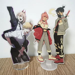 Chainsaw Man Acrylic Figure Stand Denji Pochita Power Aki Cosplay Prop