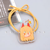 Chainsaw Man Makima Power Denji Acrylic Head Rope Hair Accessories