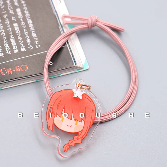 Chainsaw Man Makima Power Denji Acrylic Head Rope Hair Accessories