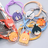 Chainsaw Man Makima Power Denji Acrylic Head Rope Hair Accessories