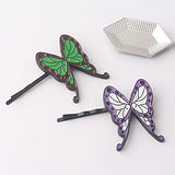 Demon Slayer Shinobu Giyuu Butterfly Hairpin Set