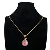 Majin Buu Cartoon Pendant Necklace 24'' Chain Hip Hop Jewelry