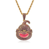 Majin Buu Cartoon Pendant Necklace 24'' Chain Hip Hop Jewelry