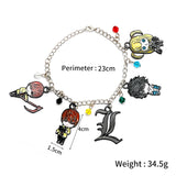 Anime Death Note Light Yagami Charm Bracelet Cosplay Metal Jewelry