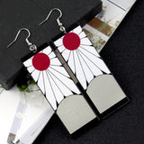 Demon Slayer Tanjirou Earrings Cosplay Props Accessories
