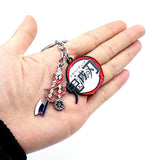Demon Slayer Kimetsu no Yaiba Keychain Sword Keyring Men Accessories
