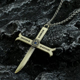 Dracule Mihawk Cross Pendant Necklace Anime Jewelry Gift